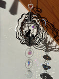 Attrape-soleil famille de chats – Un amour qui illumine chaque jour – Suncatcher fait main